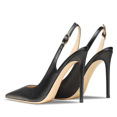 Pointed Toe Stiletto Slingback Pumps