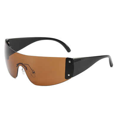 One-piece Rimless Sunglasses