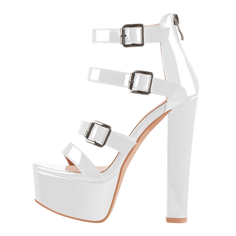 Onlymaker Sandals Platform Chunky High Heels