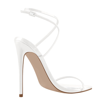 Round Toe Ankle High Heel Sandals