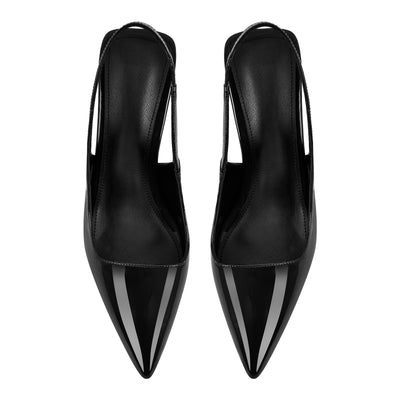 Pointed Toe Stiletto Slingback High Heels