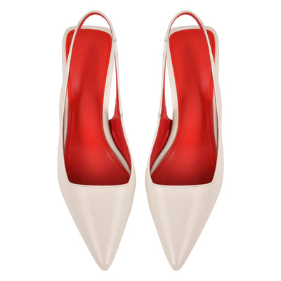 Pointed Toe Stiletto Slingback High Heels