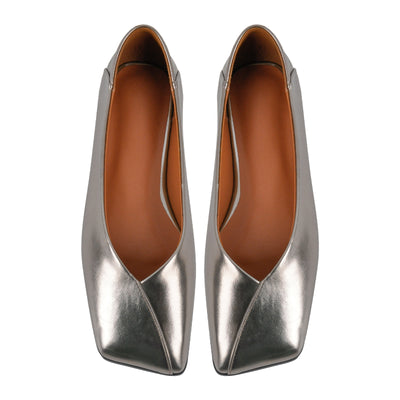 Square Toe Slip-on Flats