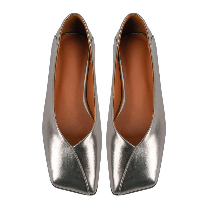 Square Toe Slip-on Flats