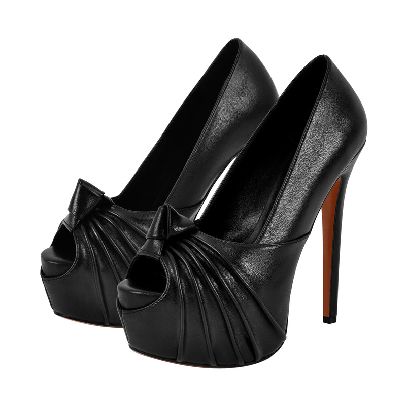 Peep Toe Platform Stiletto High Heels