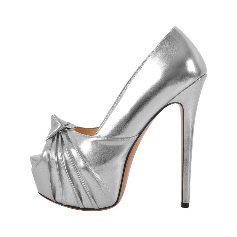 Peep Toe Platform Stiletto High Heels