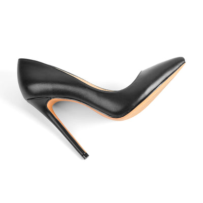 8cm 10cm 12cm Matte Pointed Toe Slip On High Heel Pumps