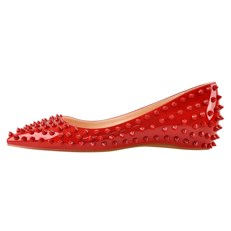 Pointed Toe Rivets Flats