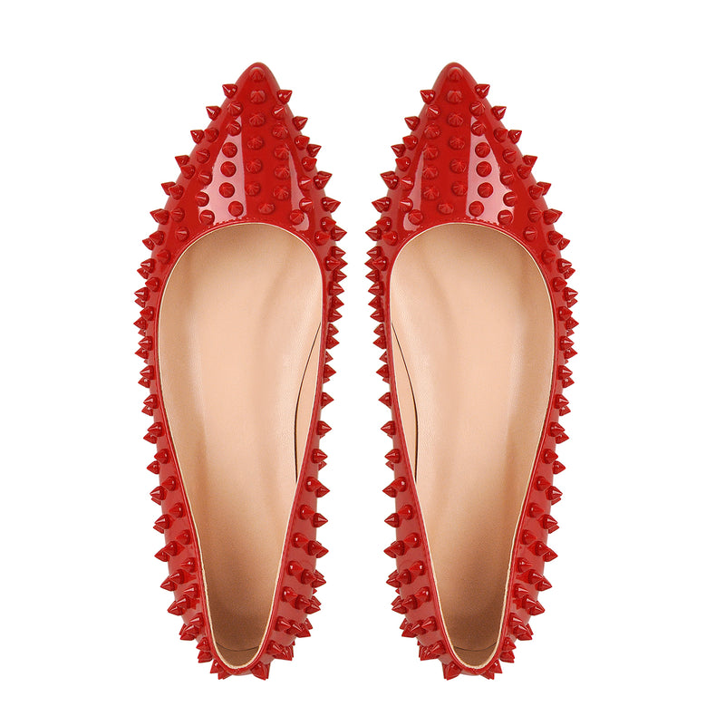 Pointed Toe Rivets Flats