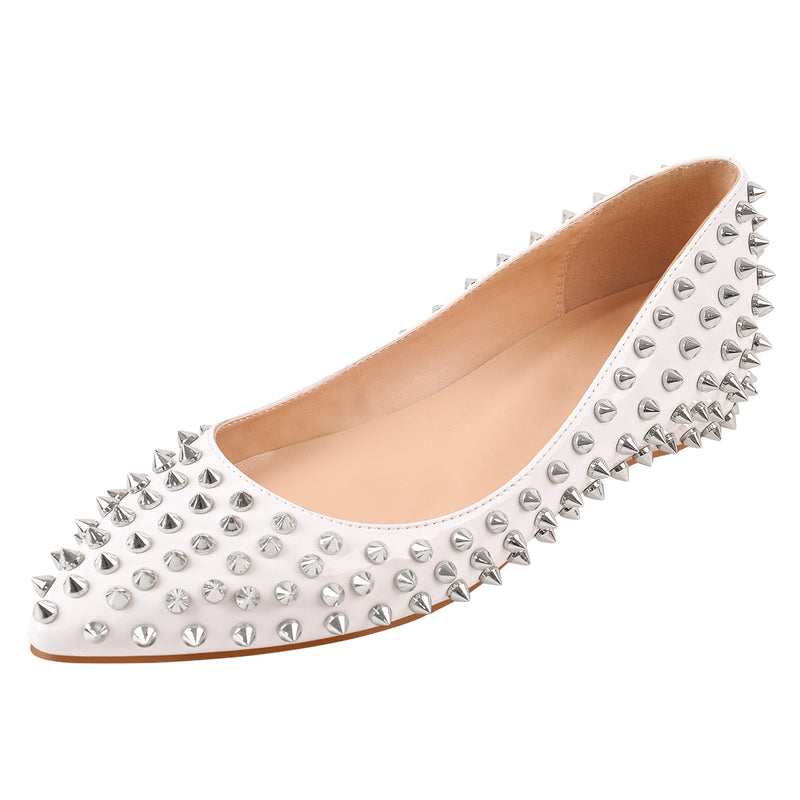 Pointed Toe Rivets Flats