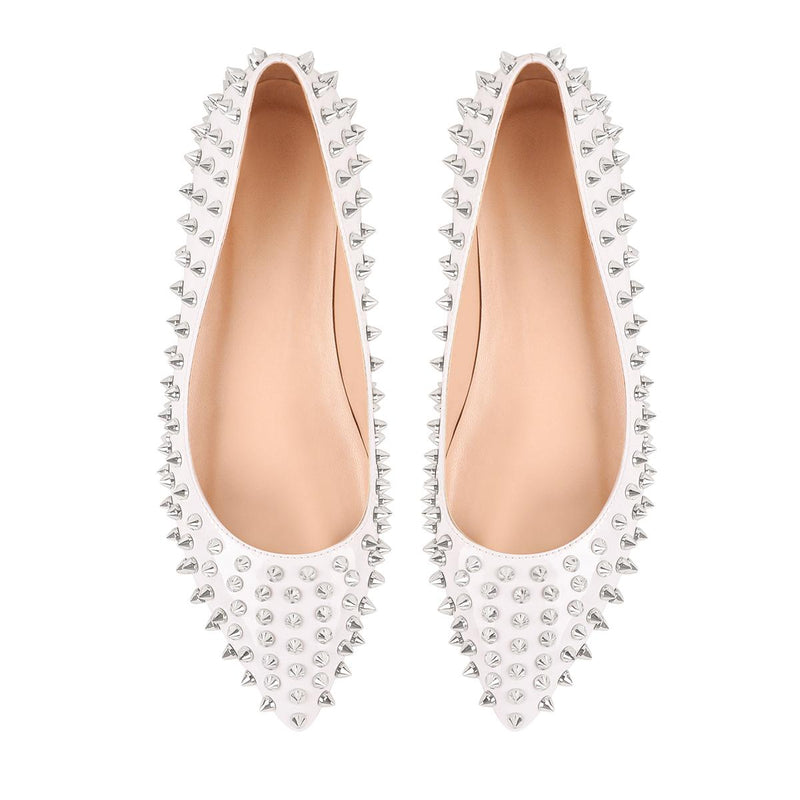 Pointed Toe Rivets Flats