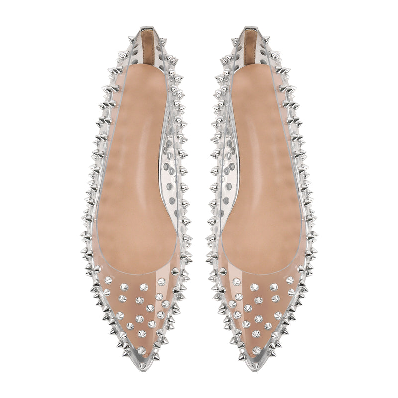 Pointed Toe Rivets Flats