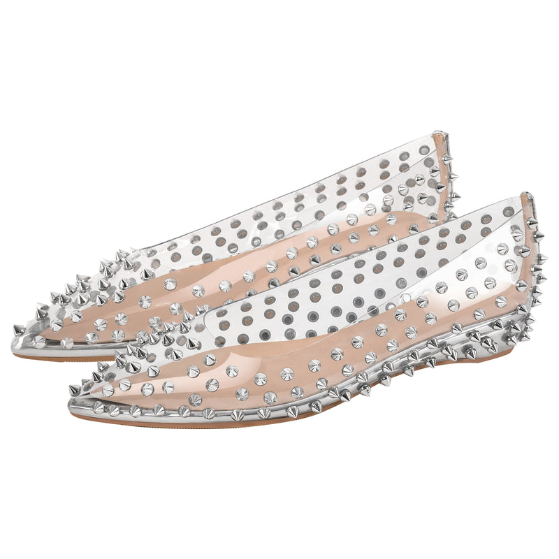 Pointed Toe Rivets Flats