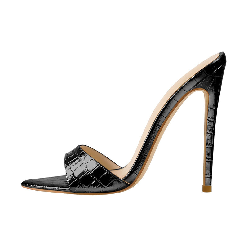 Rose Gold High Heel Stilettos Sandals – Onlymaker
